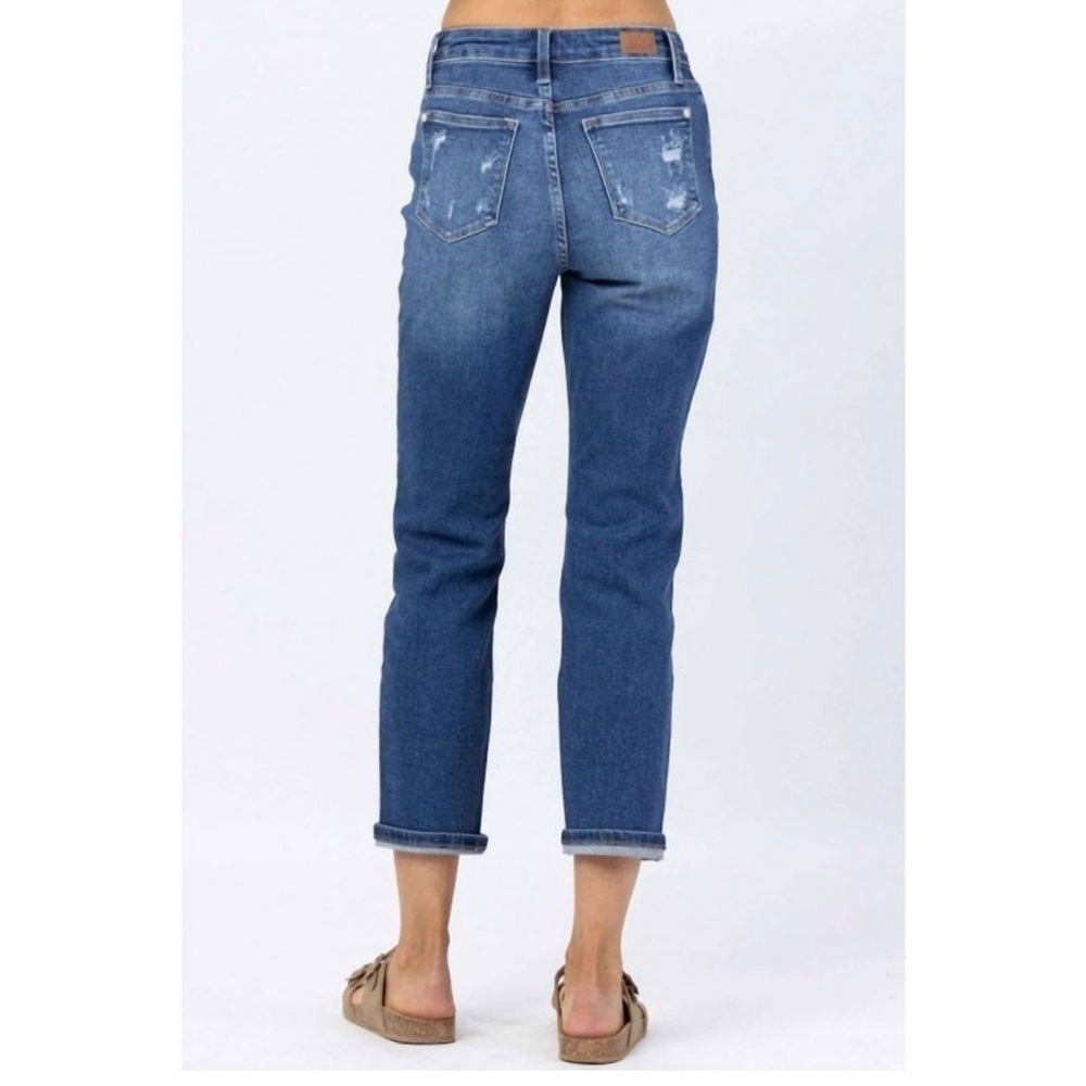 ⭐️⭐️⭐️Women’s Judy Blue Jeans size 11 with rainbow pocket - Picture 3 of 13